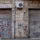 ...ma anche dell�ex sede del Partito della Rifondazione Comunista �Karl Marx�, completamente ricoperta di graffiti